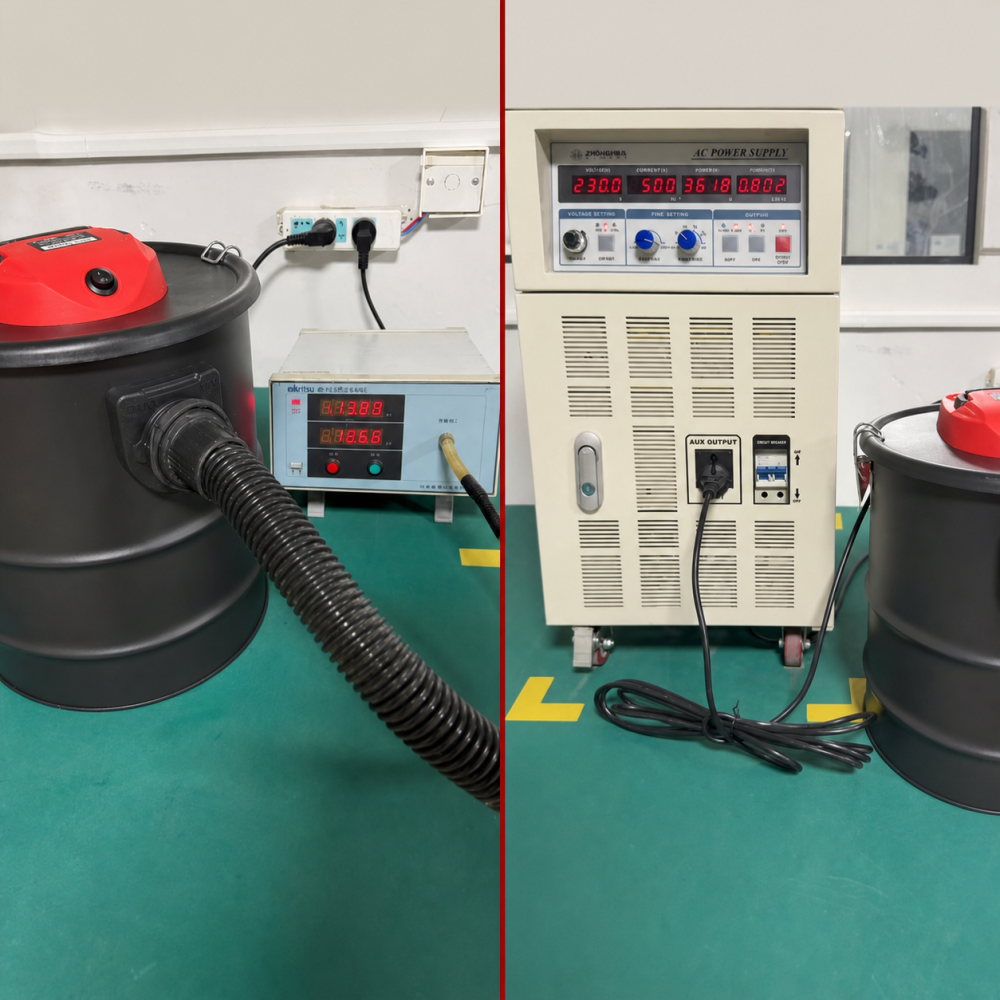Vacuum Cleaner Power & Vacuum Level Verification